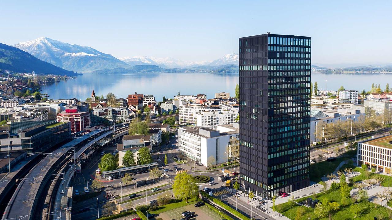 Park Tower City View Apartments Zug Exterior foto