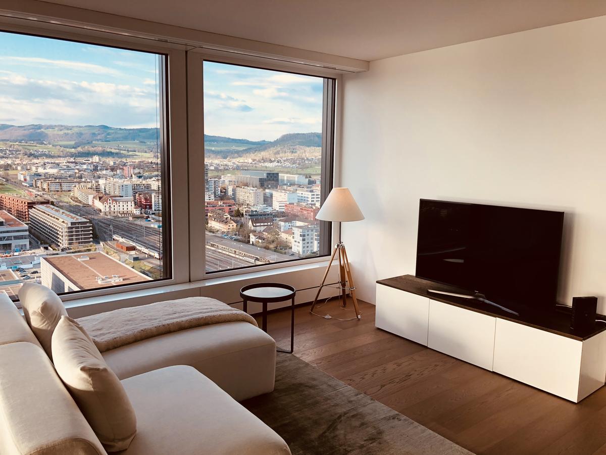 Park Tower City View Apartments Zug Exterior foto